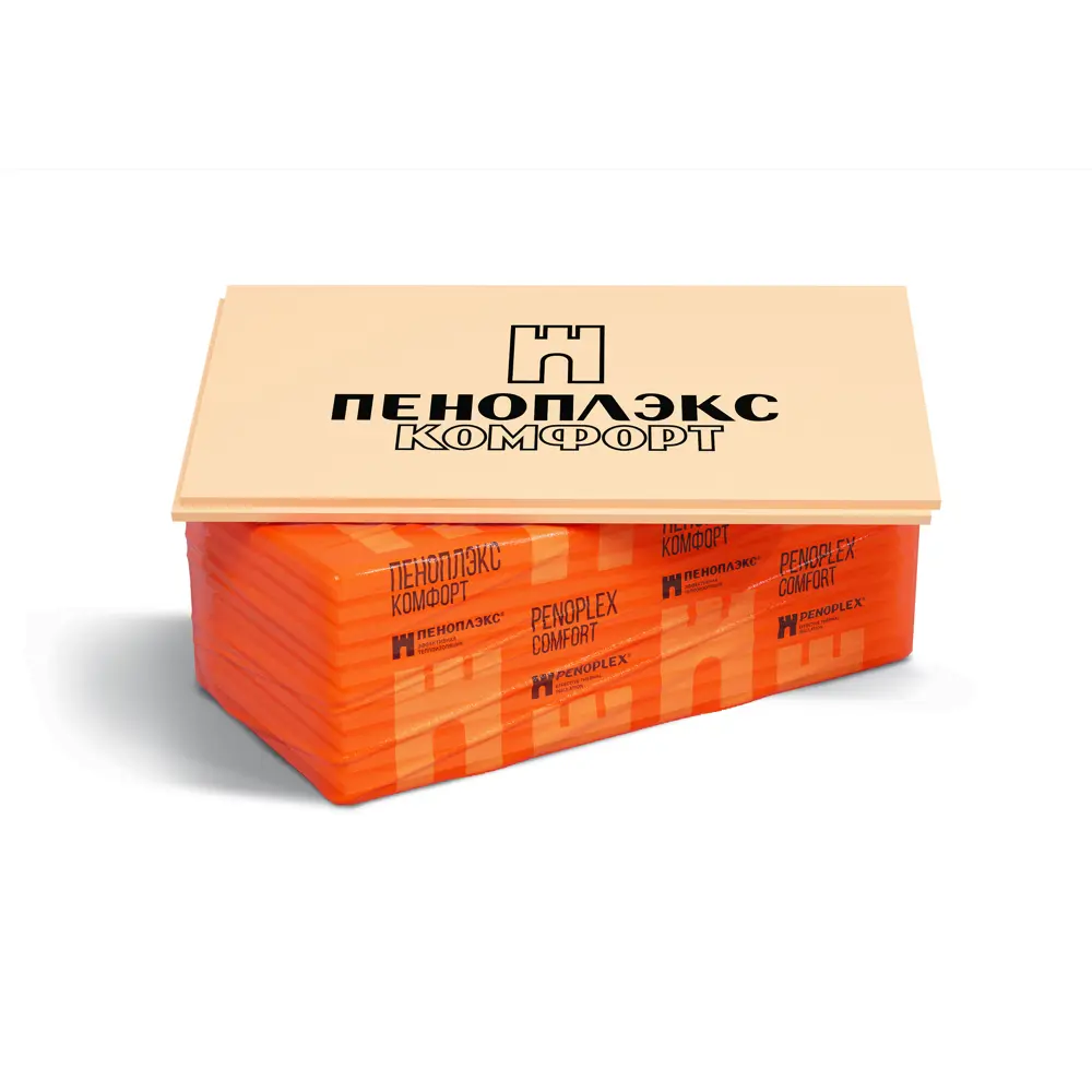 Экструдированный пенополистирол XPS 100 мм Пеноплэкс Комфорт 585x1185 мм 0.69 м² STLM-2208281 - Вид №1