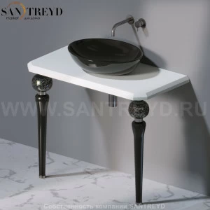 AeT ITALIA Deco Консольный столик с индивидуальными черными ножками С270.401P