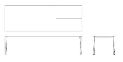 Прямоугольный выдвижной стол Desalto SKIN ARCH-00074680 - Вид №6
