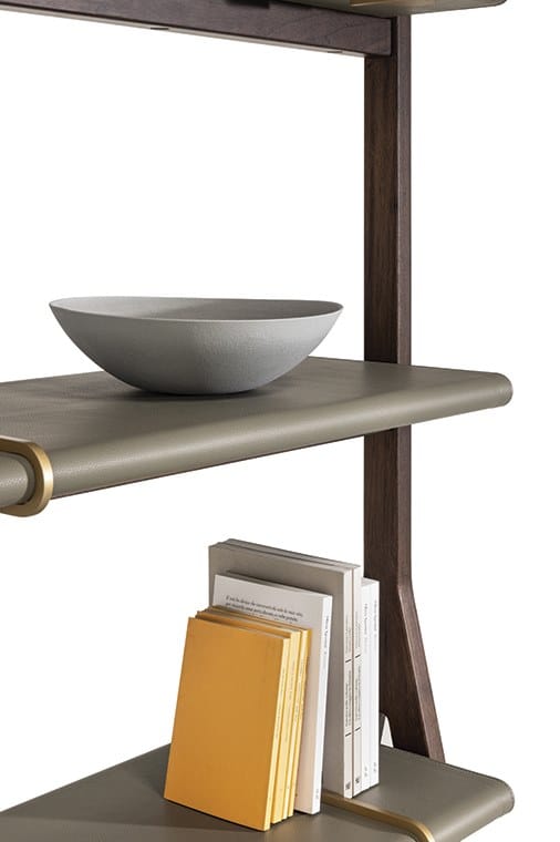 Деревянный самонесущий двухсторонний книжный шкаф Poltrona Frau коллекция-мебель и аксессуары ARCH-00033344 - Вид №7