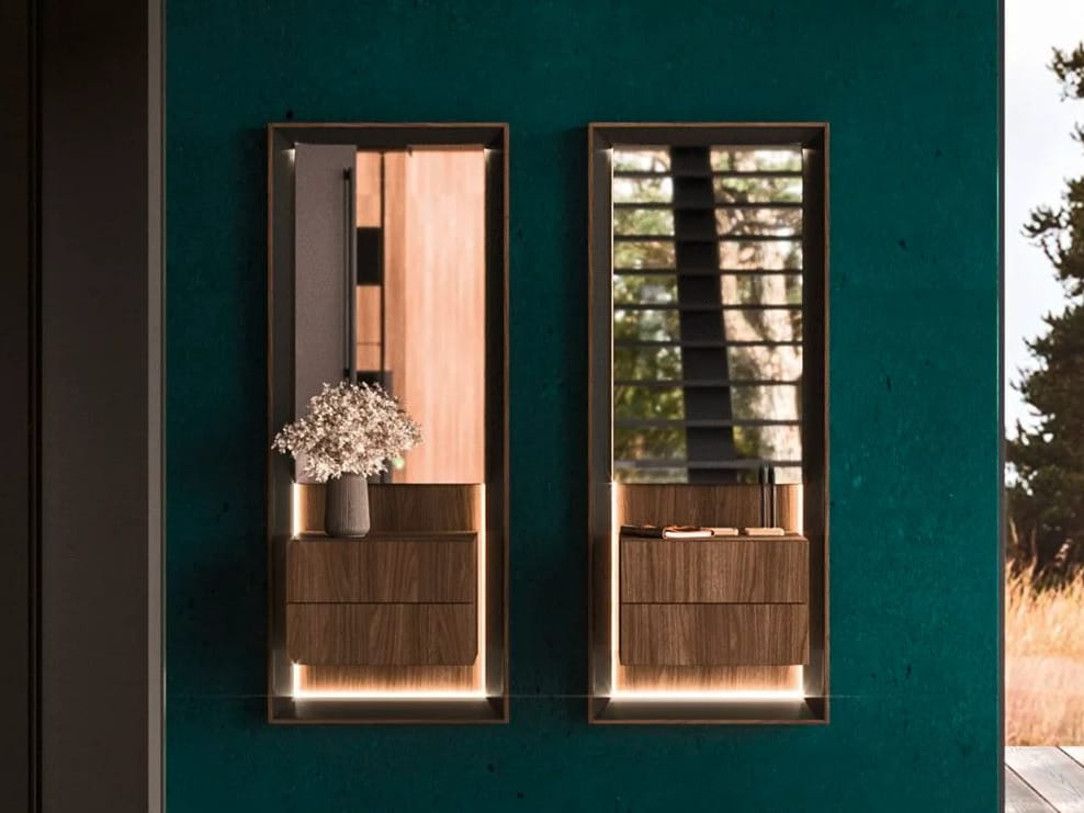 Прямоугольное зеркало со встроенным настенным освещением Arrital Feeling Home ARCH-00097446