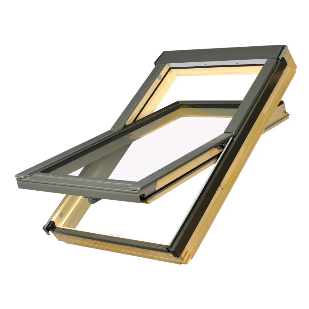 Мансардное окно Fakro FTP (CH) 66x118 см сосна STLM-2207184