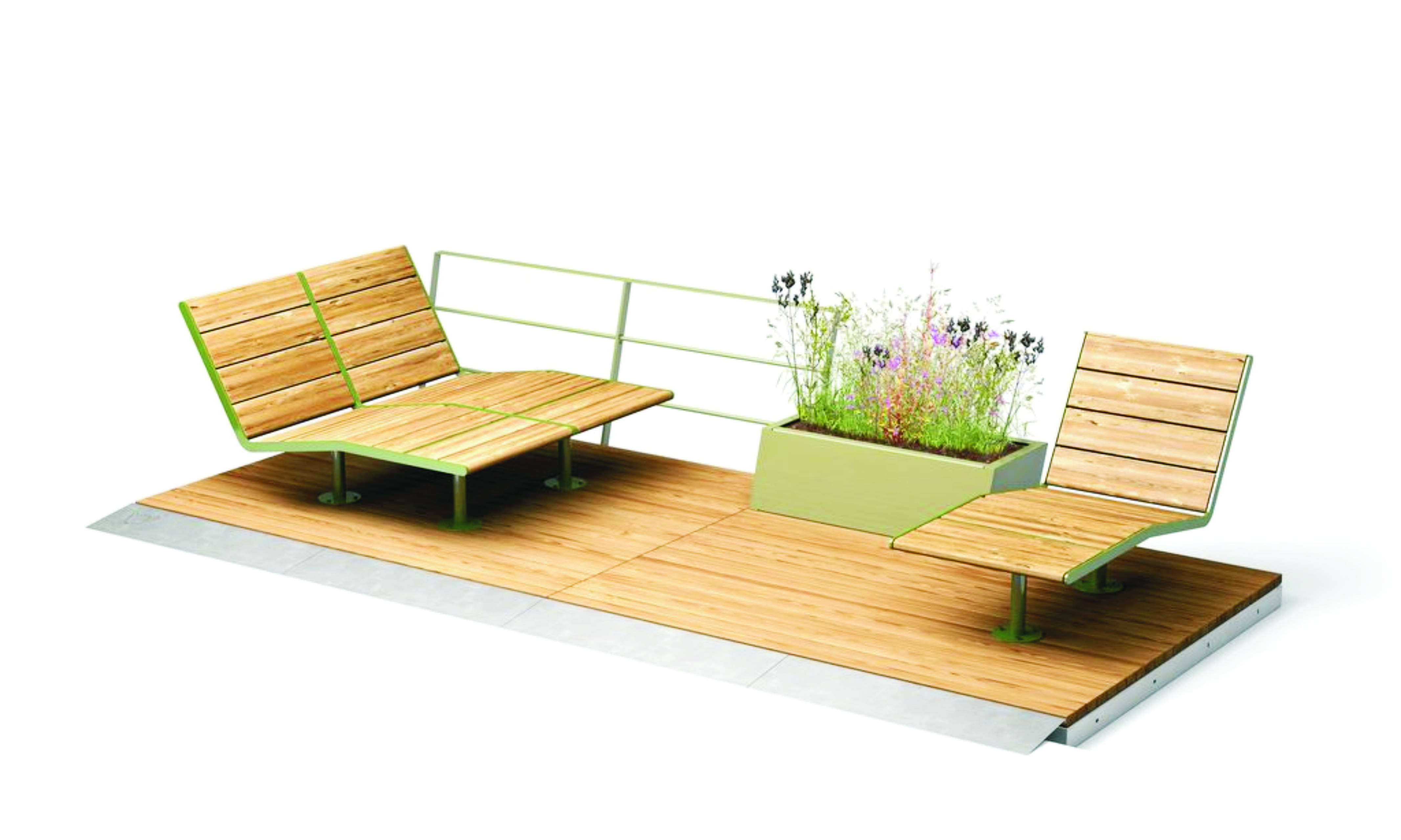 13454 МИНИ-СИТИ шезлонг, парклет LAB.Space  - Вид №2