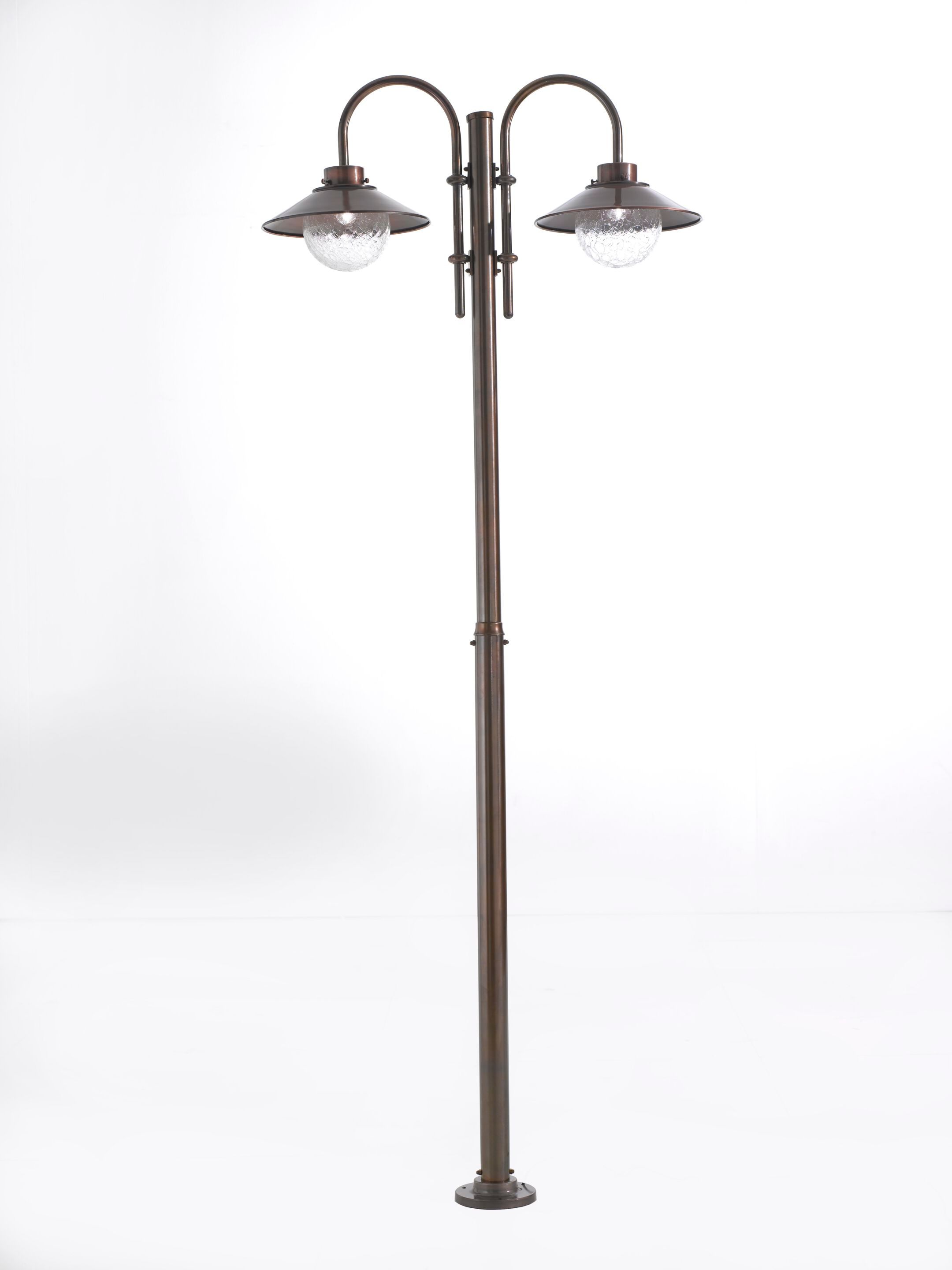 Латунный и медный светодиодный уличный фонарь для сада Cremasco Illuminazione Венецианская традиция ARCH-00108482 - Вид №1