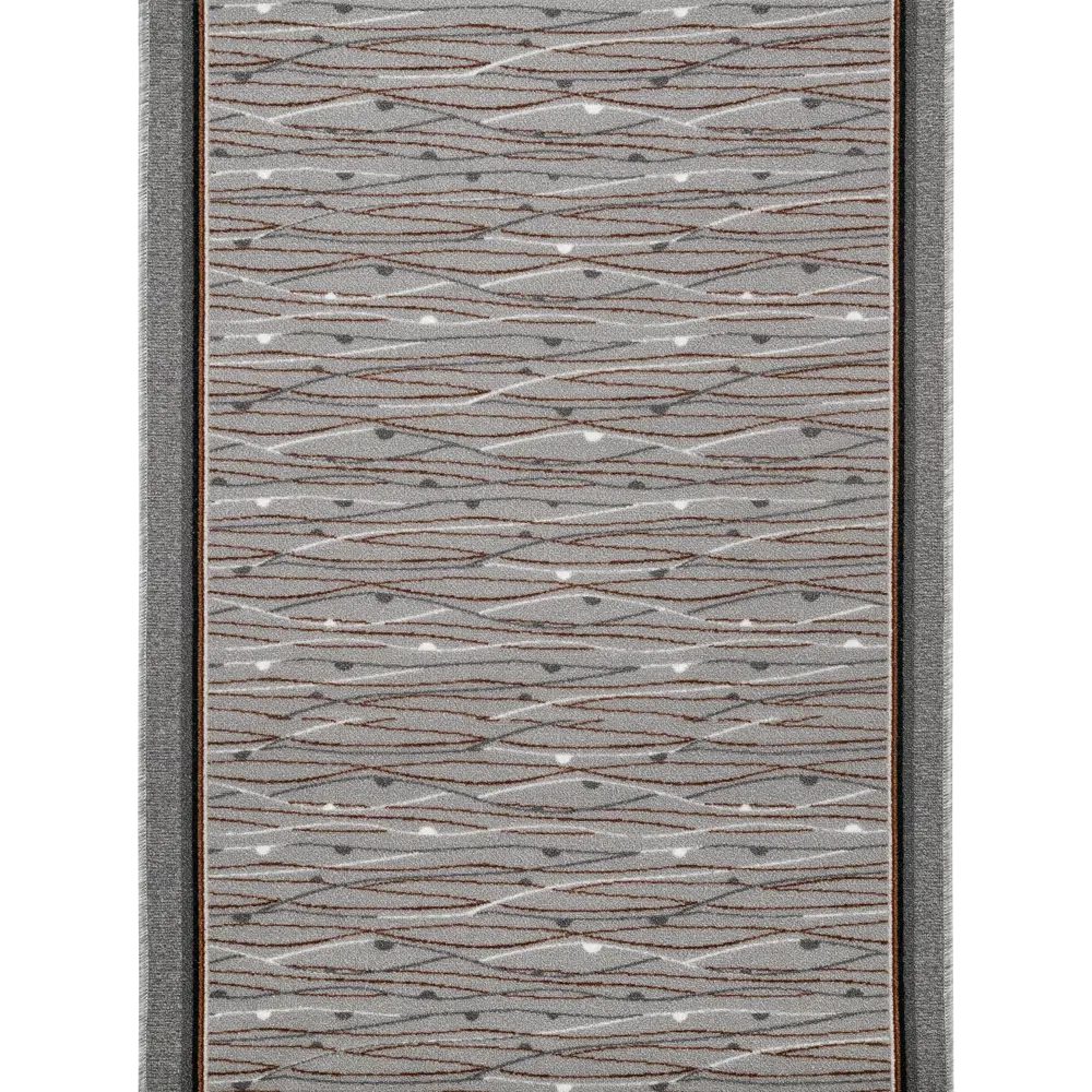 Дорожка ковровая «Лозанна» 1 м, цвет серый Santreyd STLM-2081972