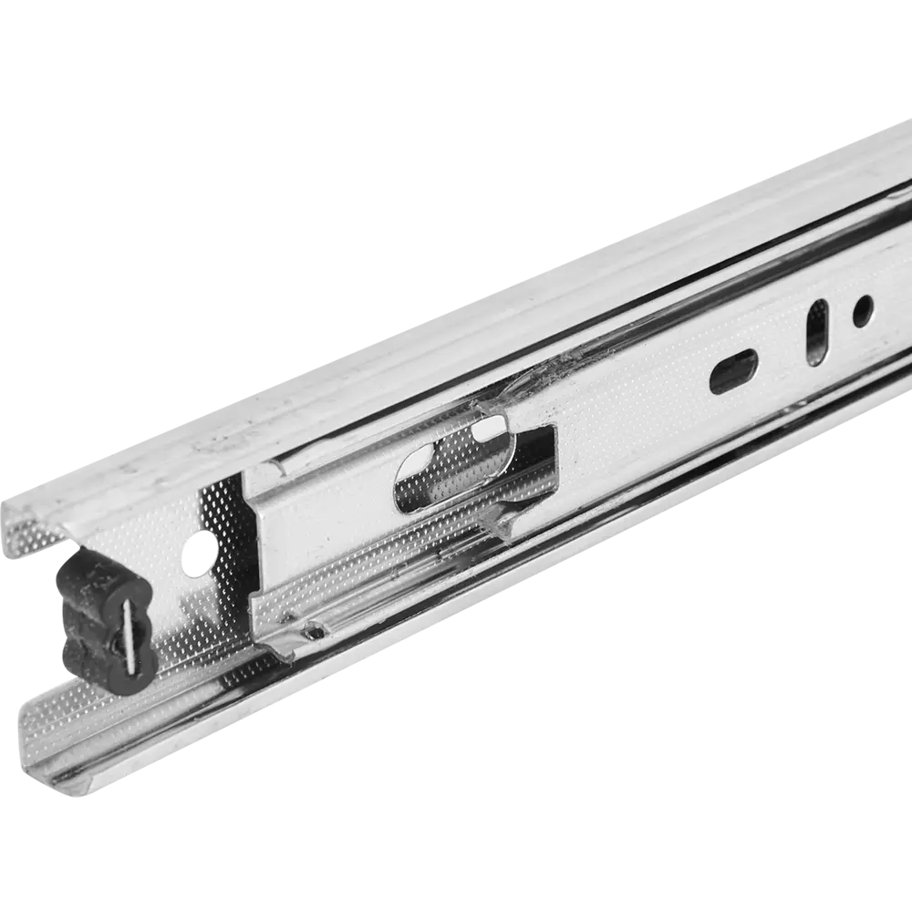 Комплект шариковых направляющих полного выдвижения EDS Chrome EDS-35 35/350 мм сталь, цвет серебро Santreyd STLM-2207262 - Вид №1