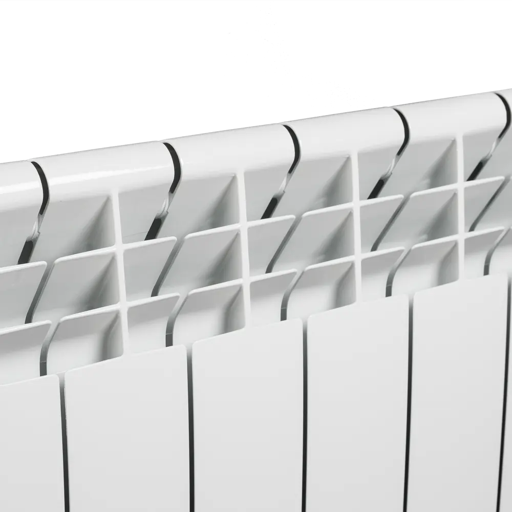 Радиатор Vittoria Плюс 500/87 1 секция боковое подключение биметалл белый Royal Thermo STLM-2107619 - Вид №3