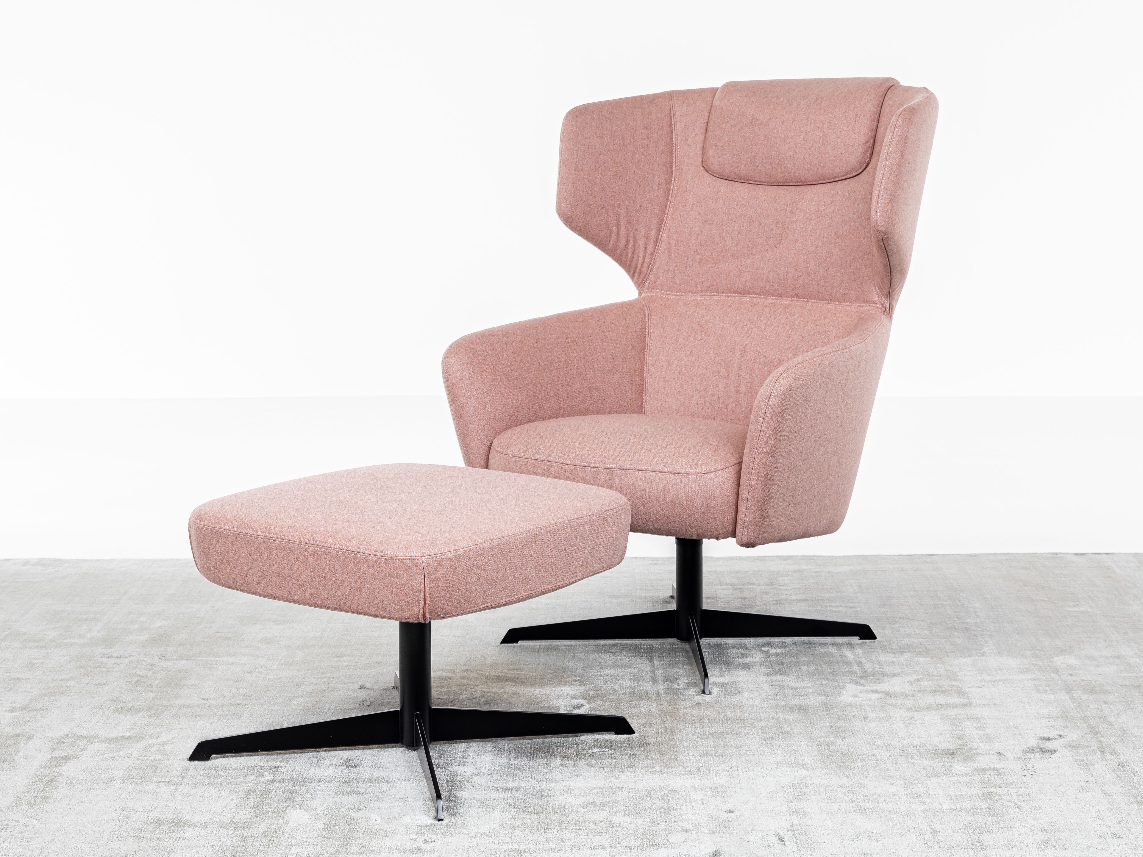 Тканевое вращающееся кресло с подлокотниками BuzziSpace BuzziK ARCH-00064086 - Вид №3