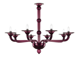 Люстра ручной работы из муранского стекла