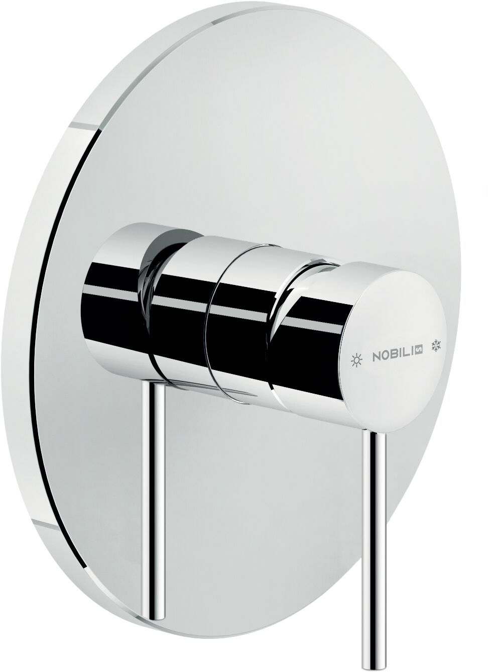 Однорычажный смеситель для душа с одним отверстием Nobili Velis ARCH-00032454 - Вид №7