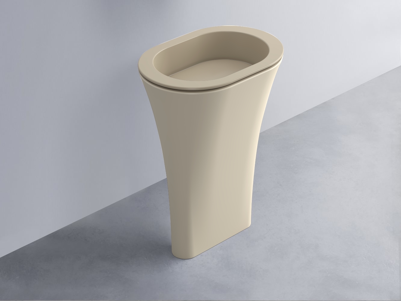 AMLA65-AV+AMPILO-AV+AMCOLO-LN Раковина Amedeo Ovale отдельностоящая cielo Enjoy + Amedeo Ceramica Cielo