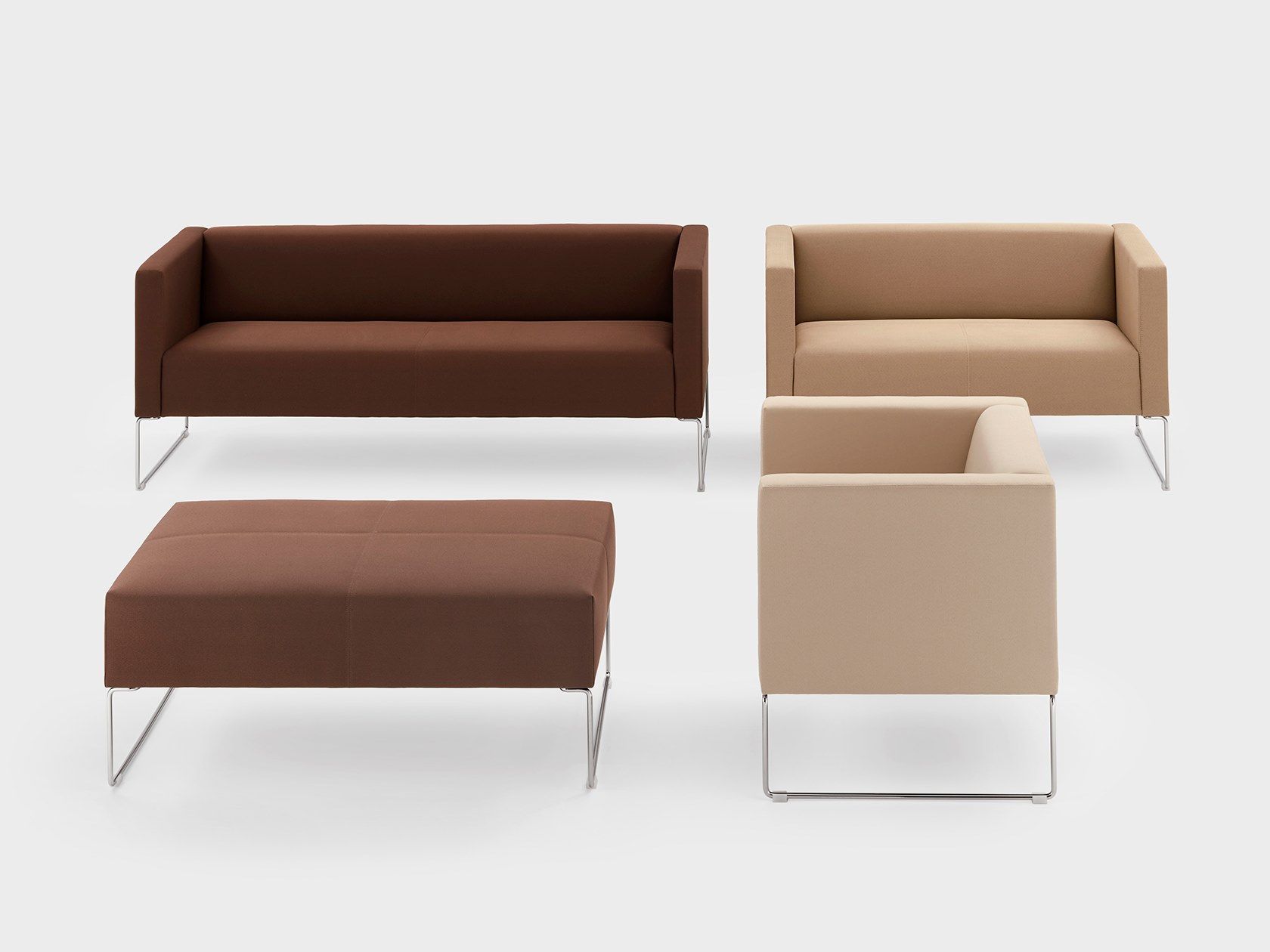 Тканевое кресло с подлокотниками Viganò Cubino ARCH-00099950 - Вид №1