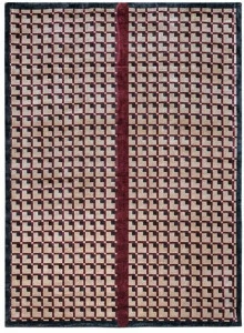 Turri Прямоугольный коврик ручной работы с геометрическими мотивами Eclipse