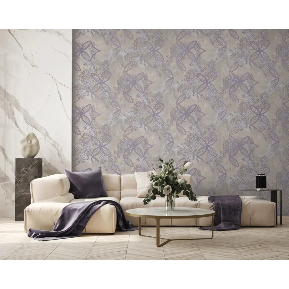 Обои флизелиновые Wallsecret Couture пудровые 1.06 м 8709-29 STLM-2016607 - Вид №4