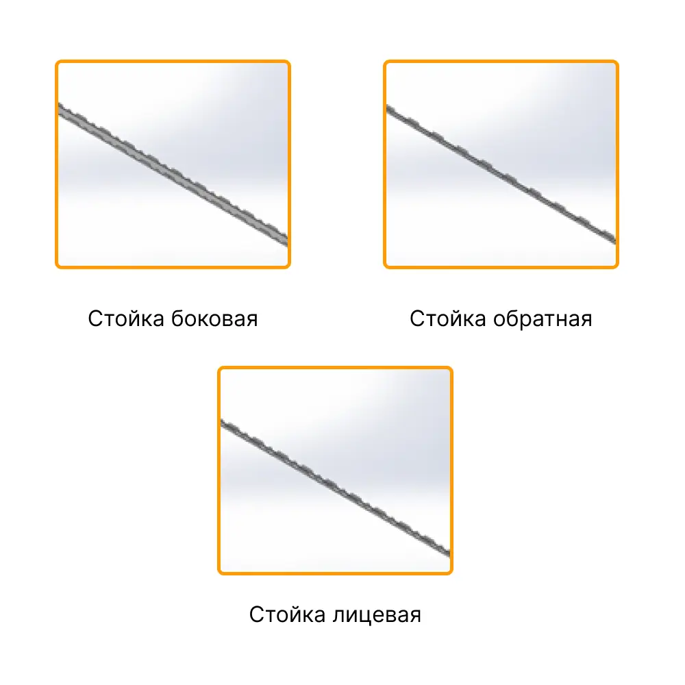 Набор П-планок еврожалюзи Утес 2 м 4.3 см RAL 7024 серый антрацит Santreyd STLM-2197434 - Вид №1