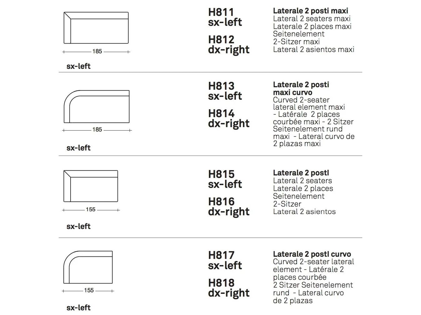 Секционный угловой диван из ткани VALENTINI Eduard New ARCH-00074004 - Вид №8