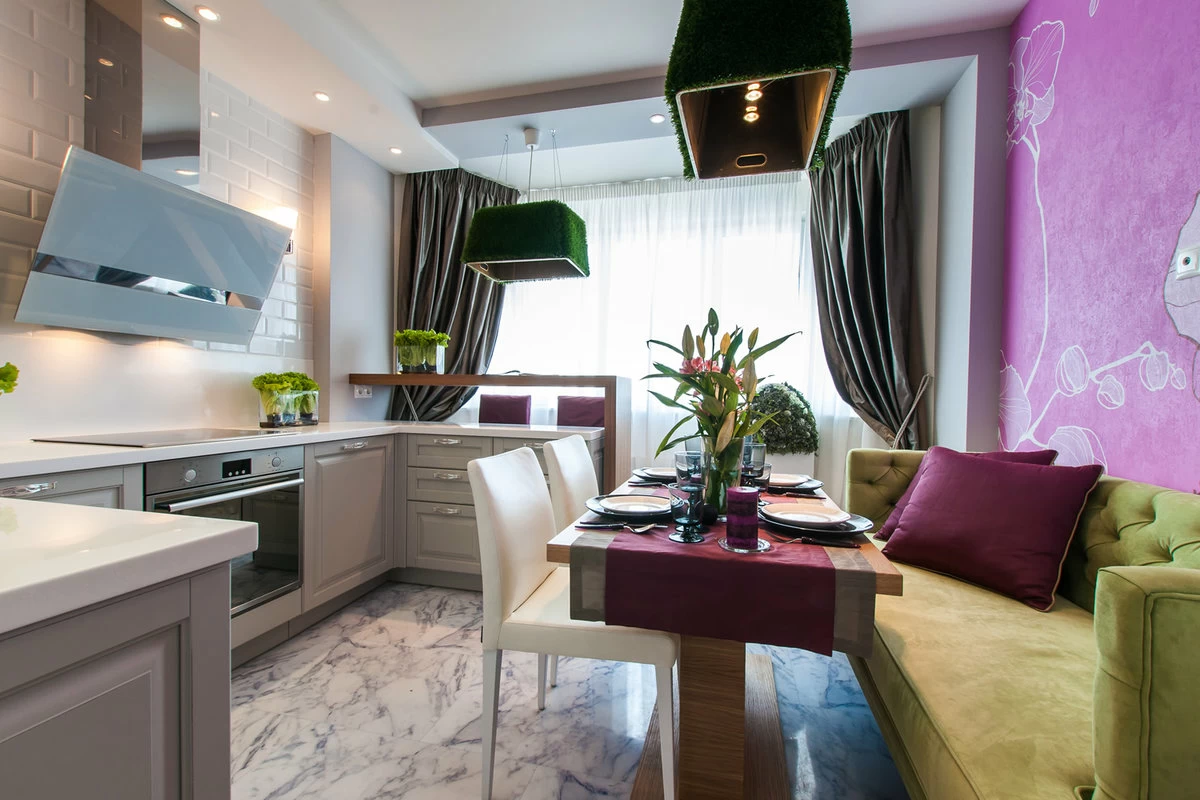 Дизайн кухни-гостиной 20 кв.м: планировки, идеи зонирования, интерьерные стили с фото-примерами