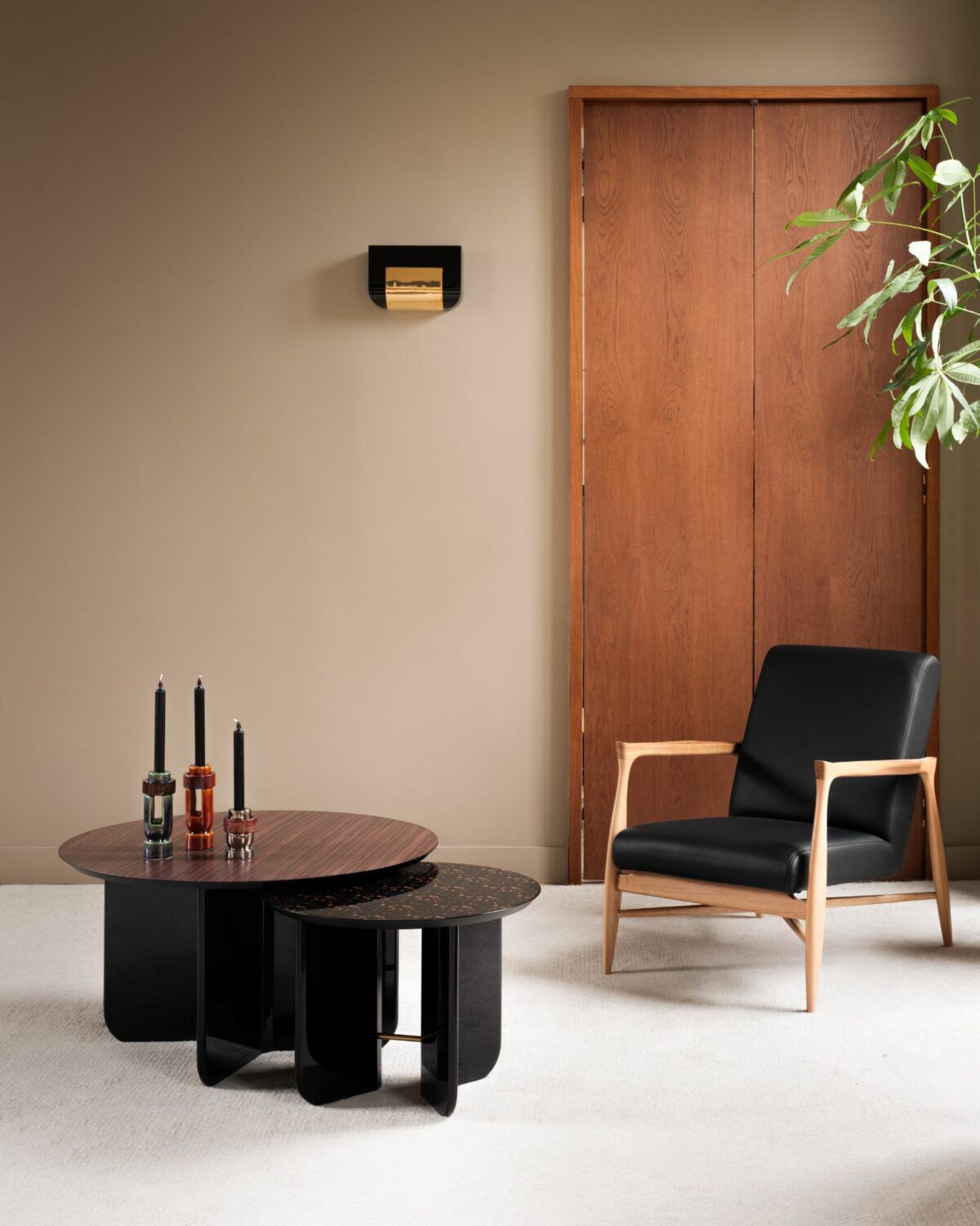 Деревянный и латунный настенный светильник RED EDITION CHICAGO ARCH-00067686 - Вид №3