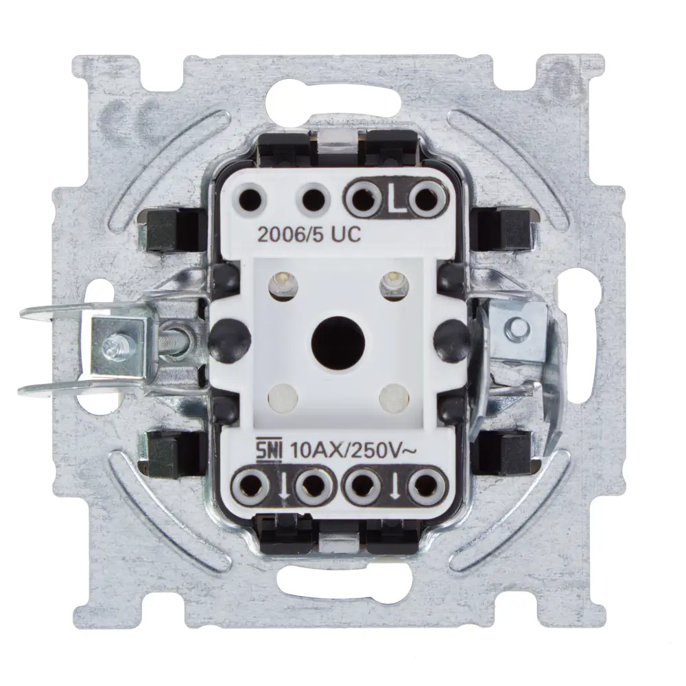 Выключатель встраиваемый ABB Basic 55 2 клавиши, цвет белый 14302974 STLM-2068228 BJB Basic 55 - Вид №3