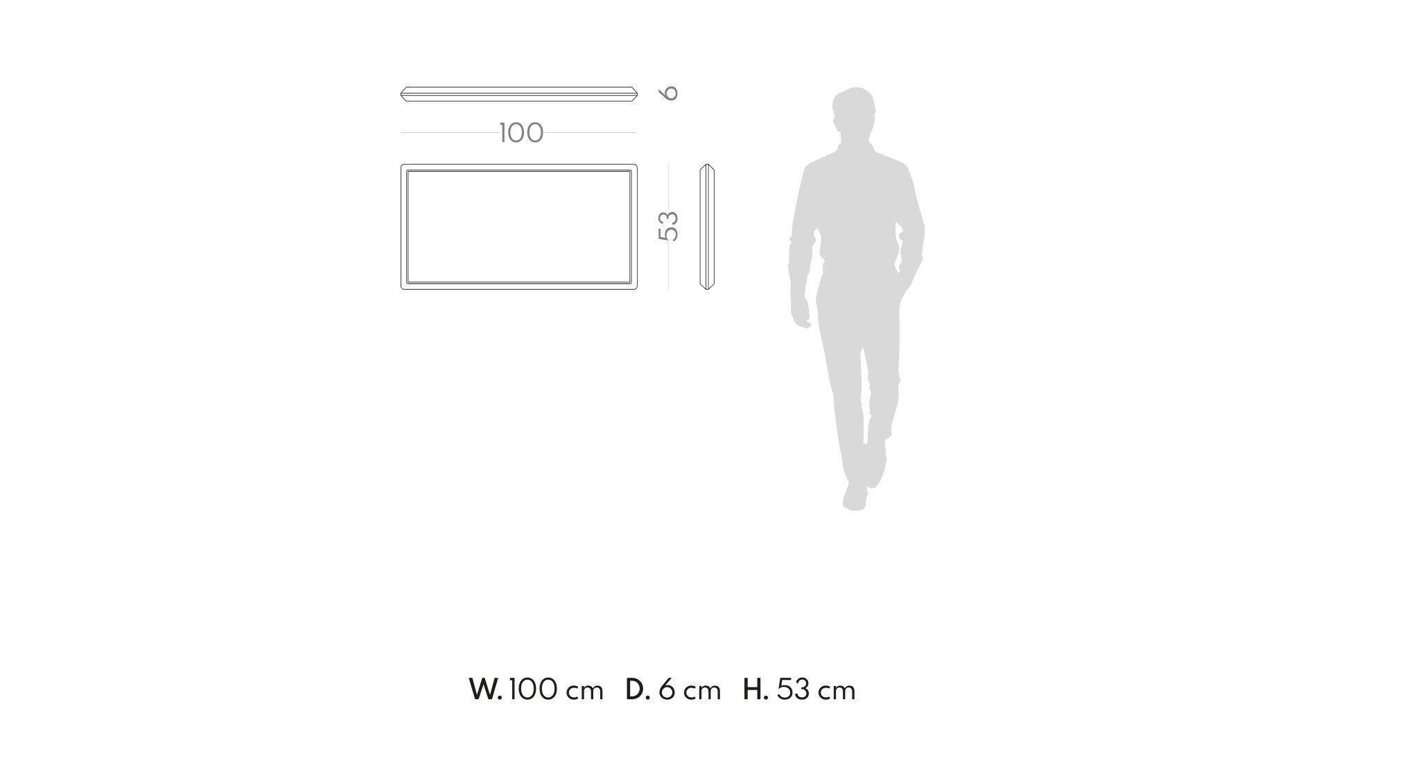 Настенное зеркало в рамке PRADDY Metro ARCH-00051627 - Вид №2