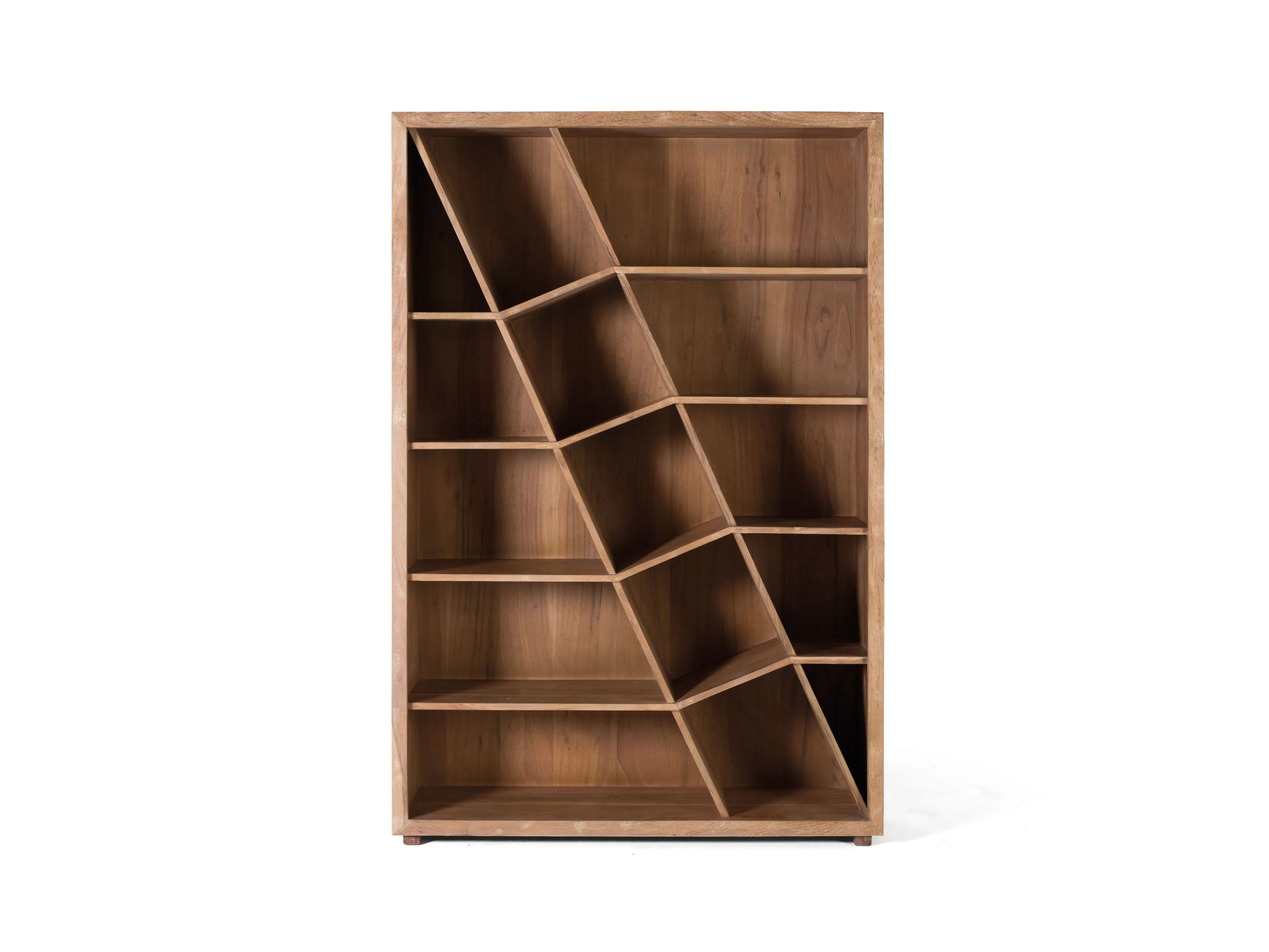 Отдельно стоящий книжный шкаф из манго Giner y Colomer 1588 ARCH-00114954