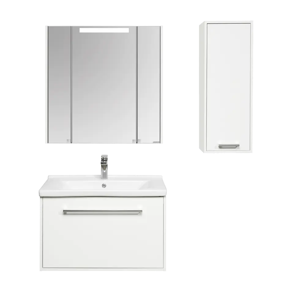 Пенал Aquaton Мерида 33 см цвет белый STLM-2038848 - Вид №5