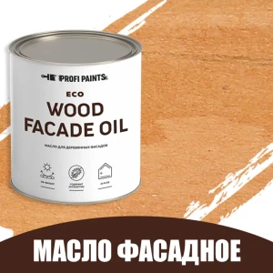 Масло для дерева Profipaints Eco Wood Facade Oil 0.9л Золотой дуб