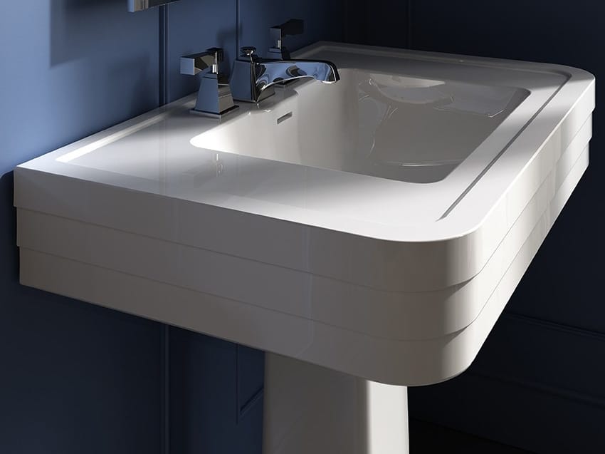 Прямоугольная раковина на колонне Devon&Devon ARCH-00078499 - Вид №1