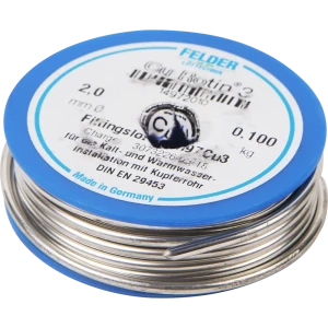 Припой мягкий Felder №3, 2 мм, 100 гр Sn97Cu3 14972010