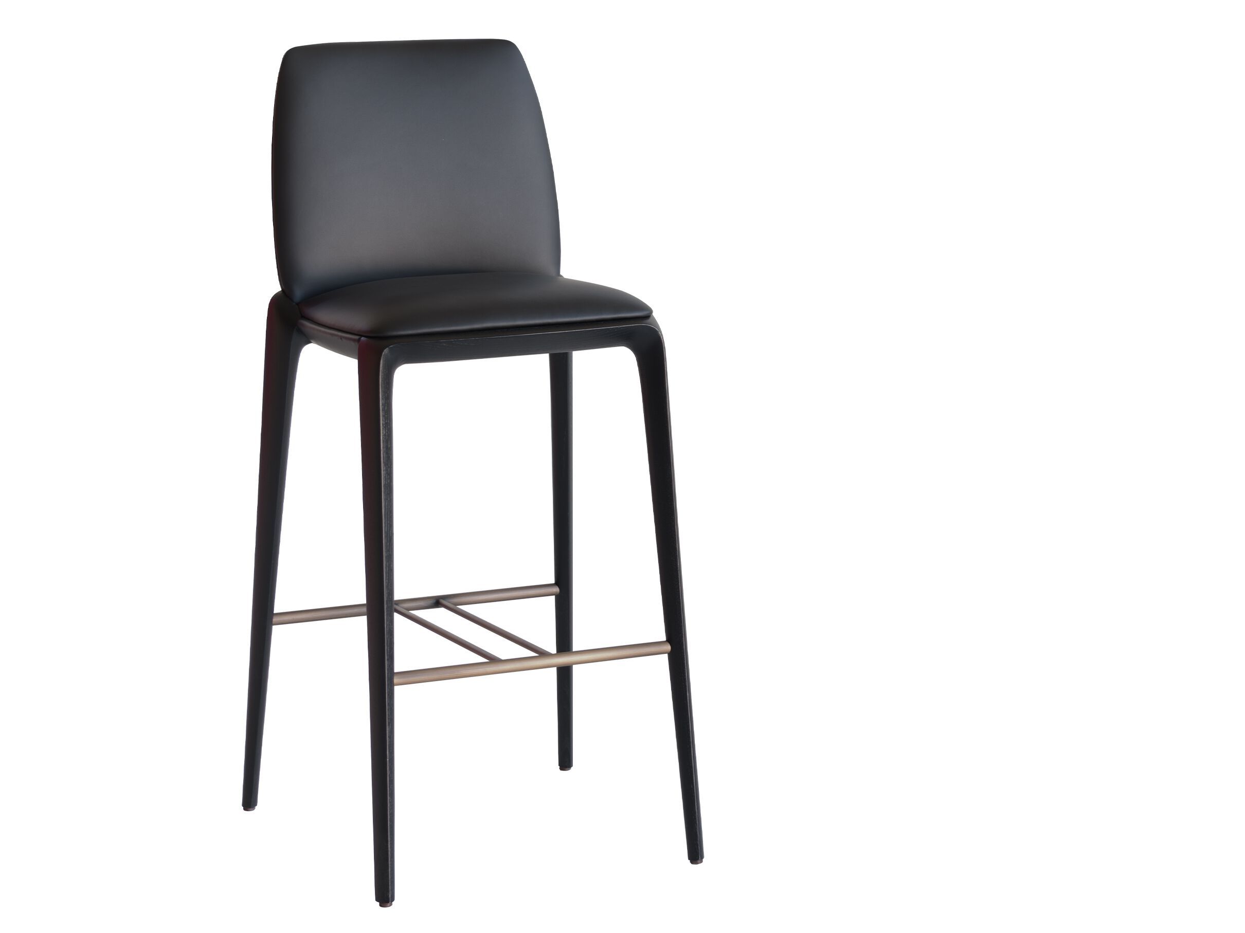 Высокий кожаный стул со спинкой Potocco Hiru ARCH-00041665