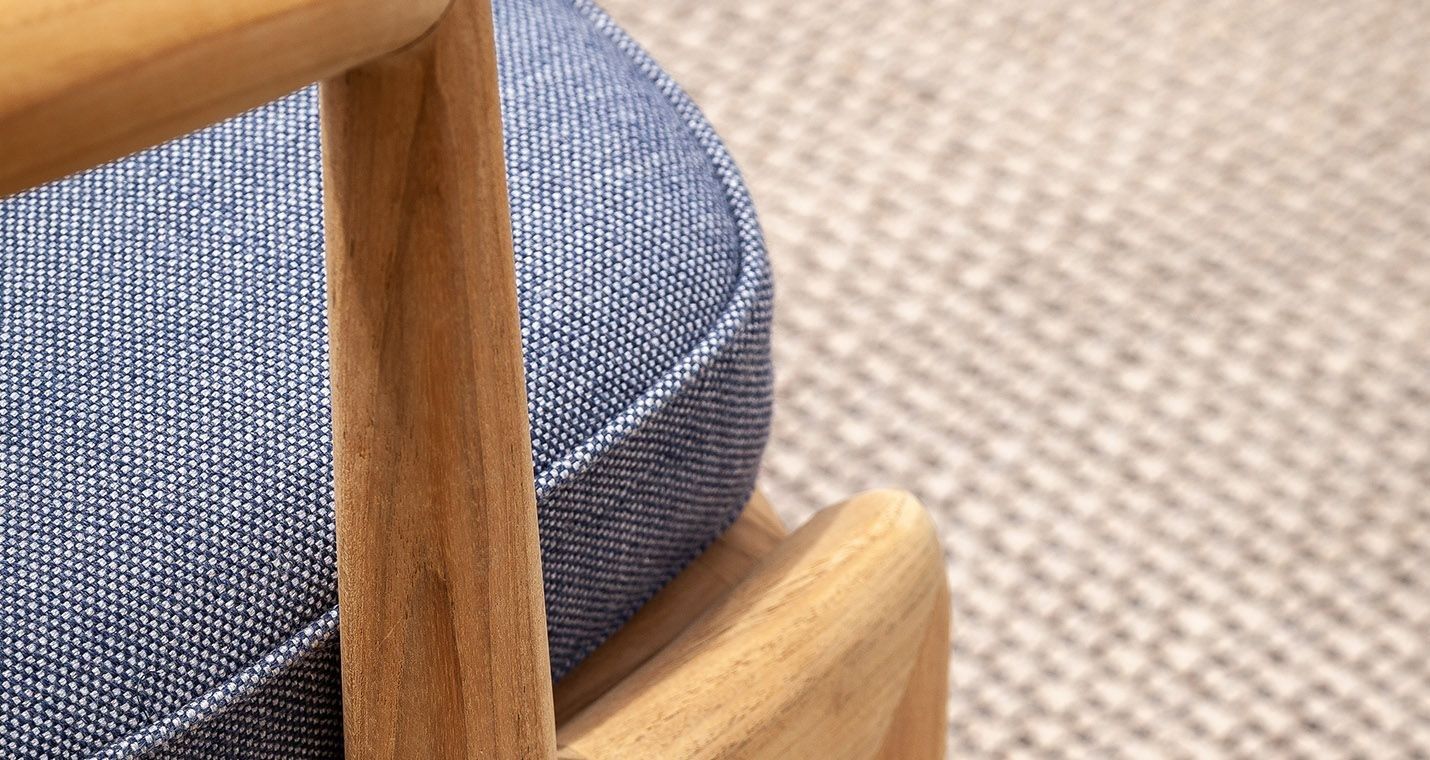 Садовое кресло из тикового дерева с подлокотниками Poltrona Frau Boundless Living Outdoor Collections ARCH-00030174 - Вид №9