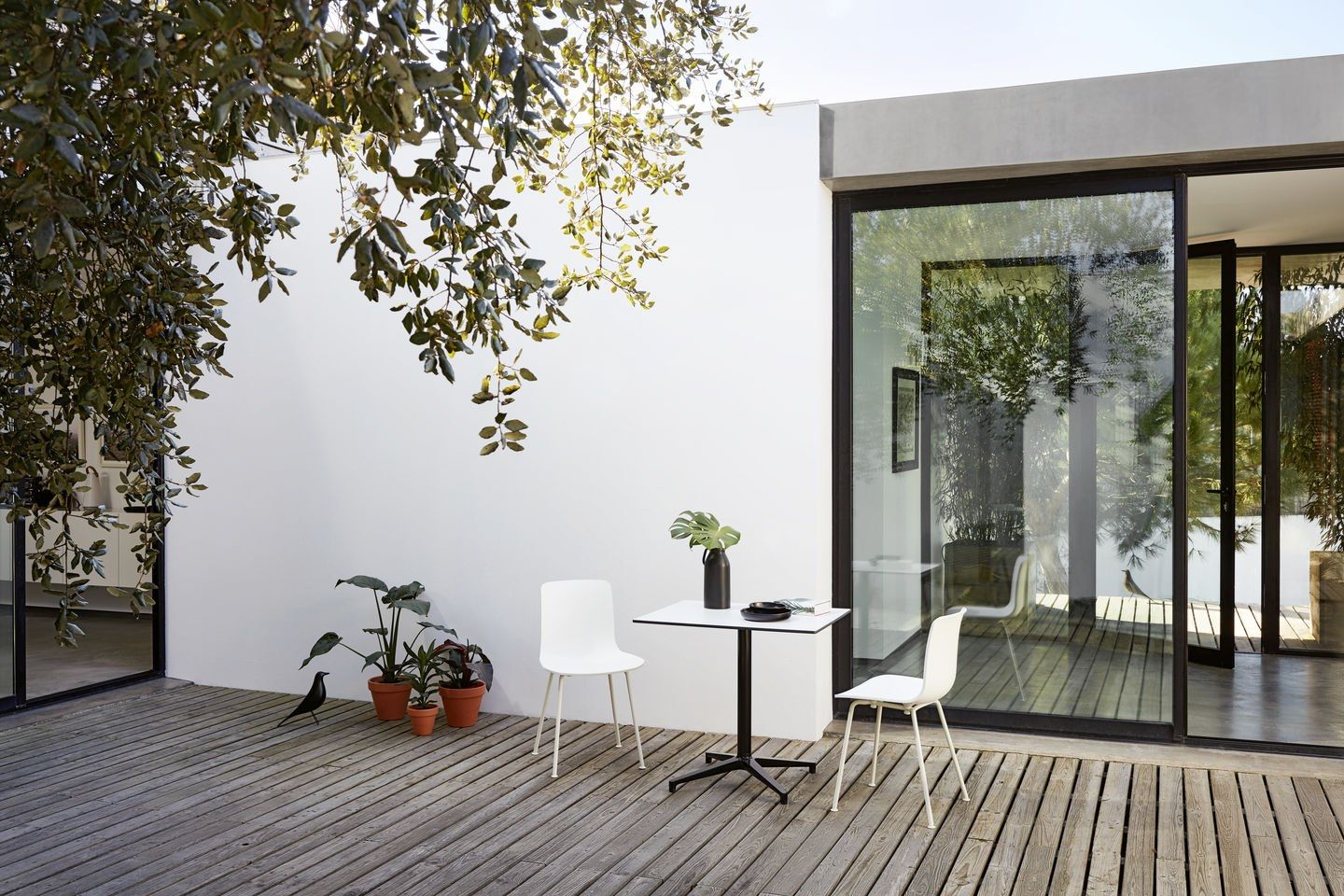 Прямоугольный стол из стали и дерева со спицевым основанием VITRA Bistro Table ARCH-00069729 - Вид №12