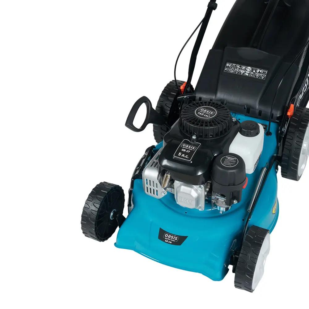 Газонокосилка бензиновая самоходная Oasis Garden Tools GB-27 5 л.с. 46 см STLM-2153989 - Вид №5