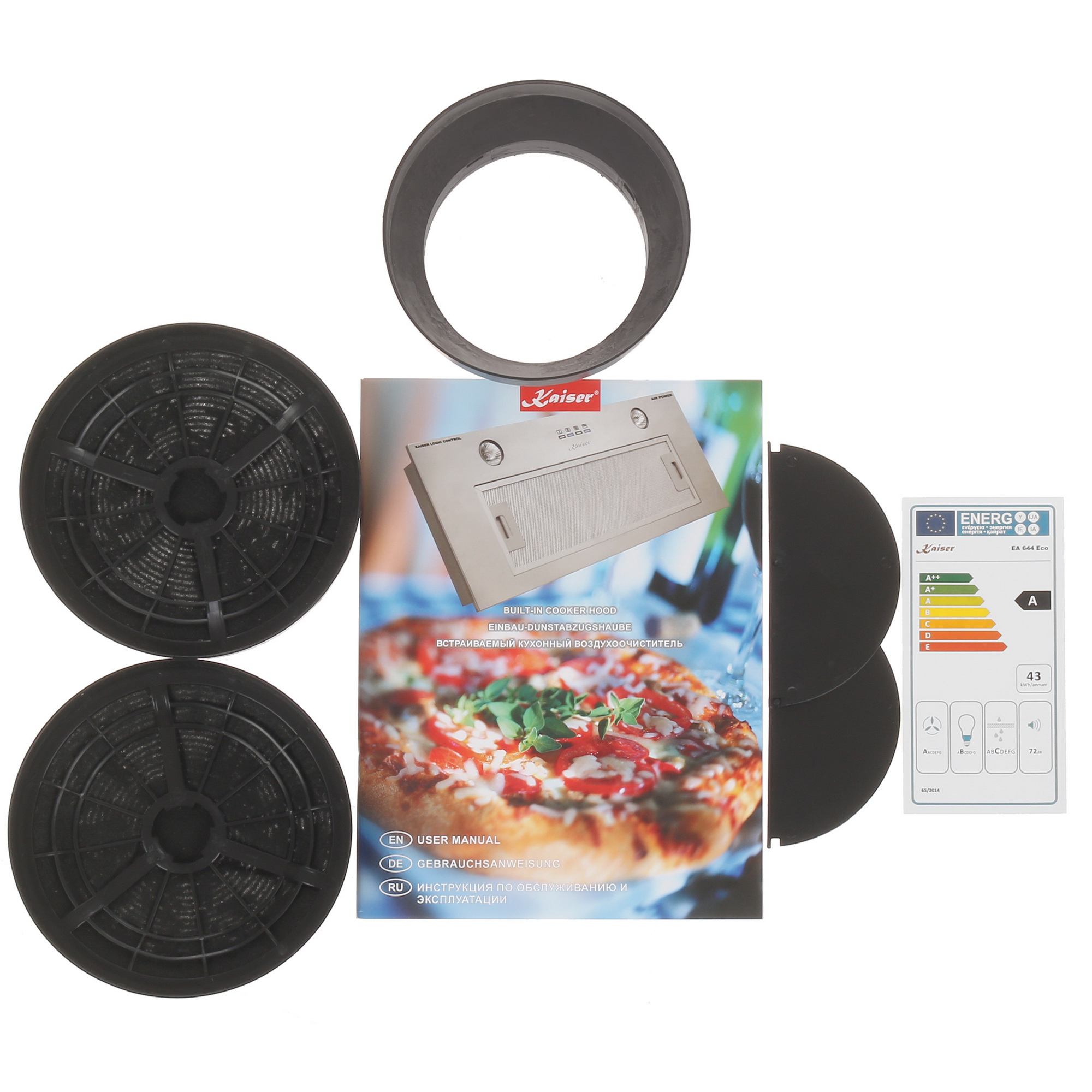 1110873 Вытяжка телескопическая Kaiser EA 644 Eco черный/черный STDN-0071310 - Вид №9