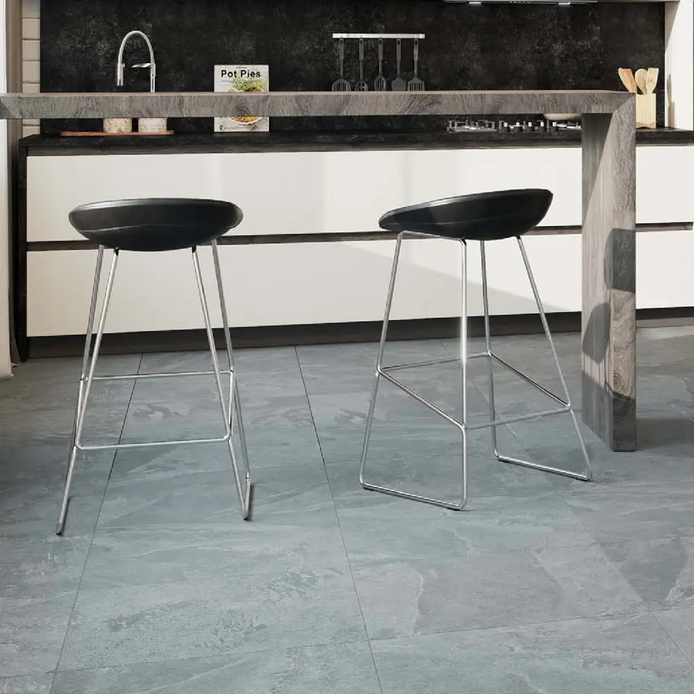 Estima NV03 - керамогранит серый 80×80 см с текстурой камня 84241003 Native STLM-0047482