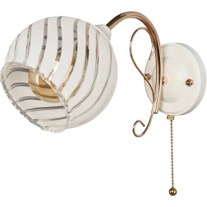 Бра «Ария» КС30071/1W, цвет белый/золотой