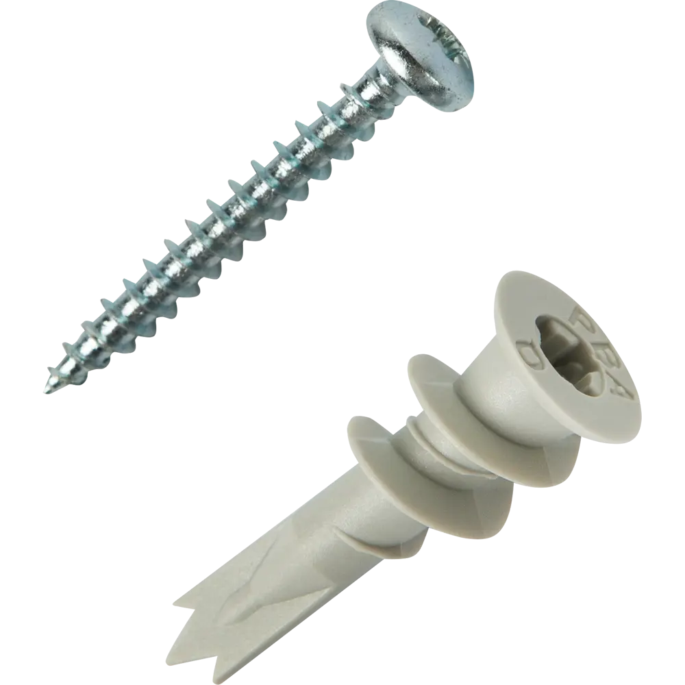 Дюбель нейлоновый Standers винтовой с шурупом 10 шт STLM-2209618