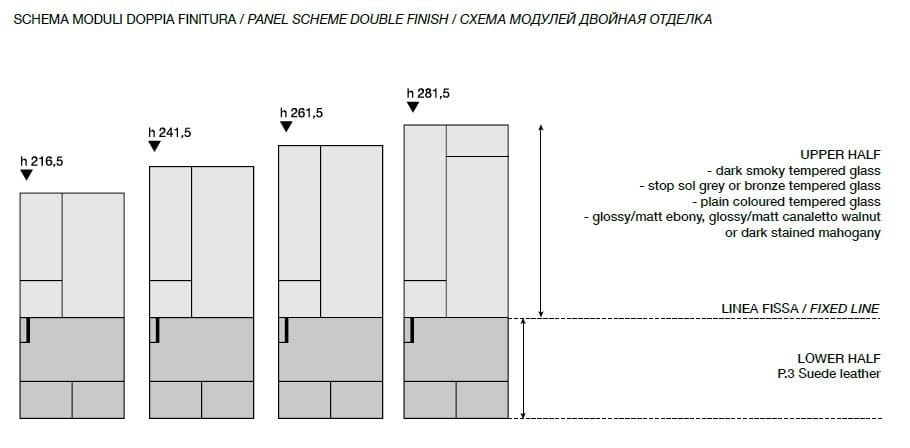 Кожаная распашная дверь Longhi Aluminiun Chic-Doors ARCH-00120299 - Вид №4