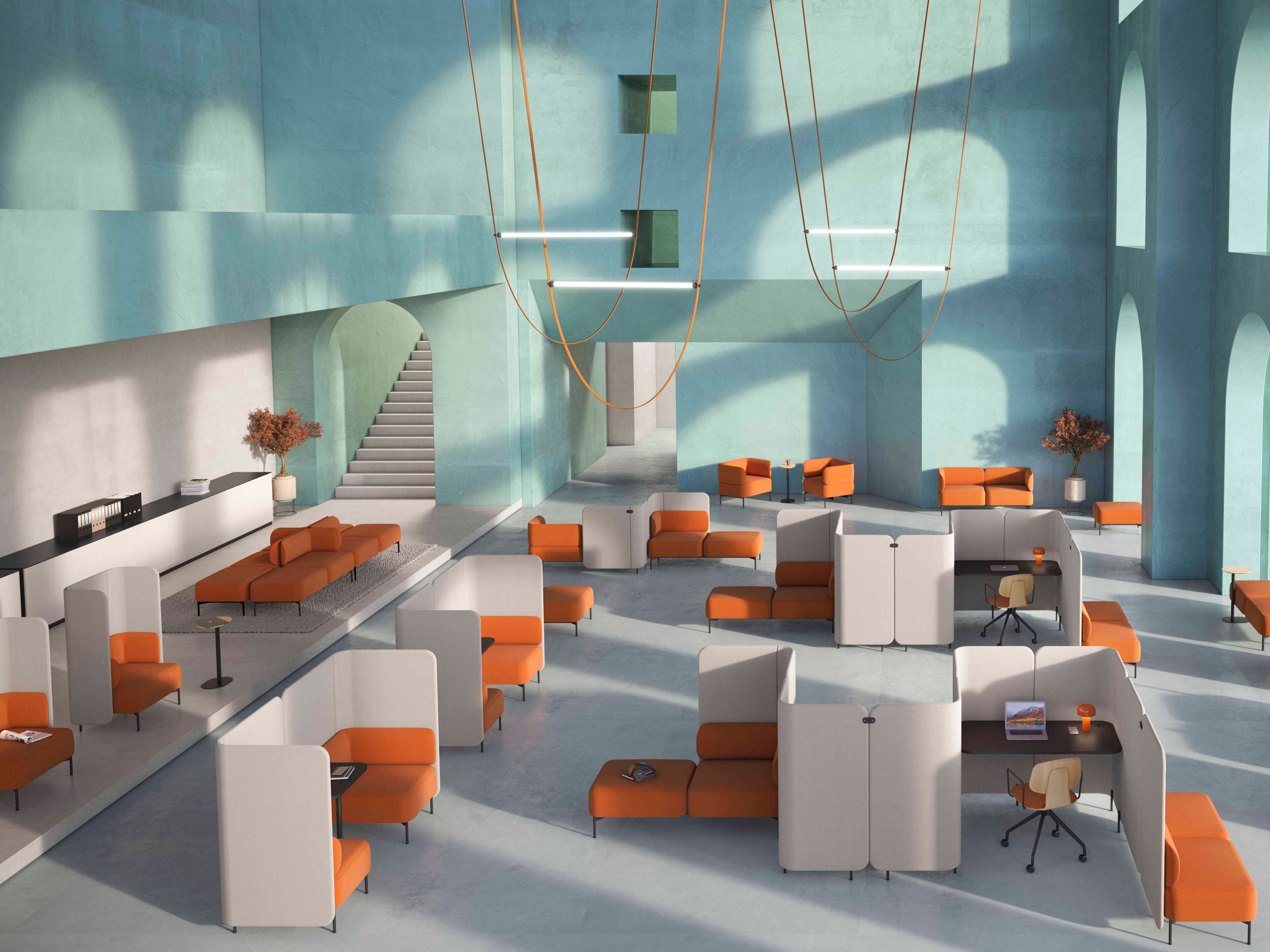 Офис остров модульная ткань SITLOSOPHY® Berirama ARCH-00117436 - Вид №5