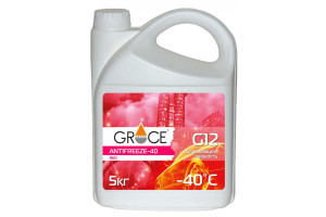 16163061 Охлаждающая жидкость ANTIFREEZE -40 G12 red 5 кг GRACE