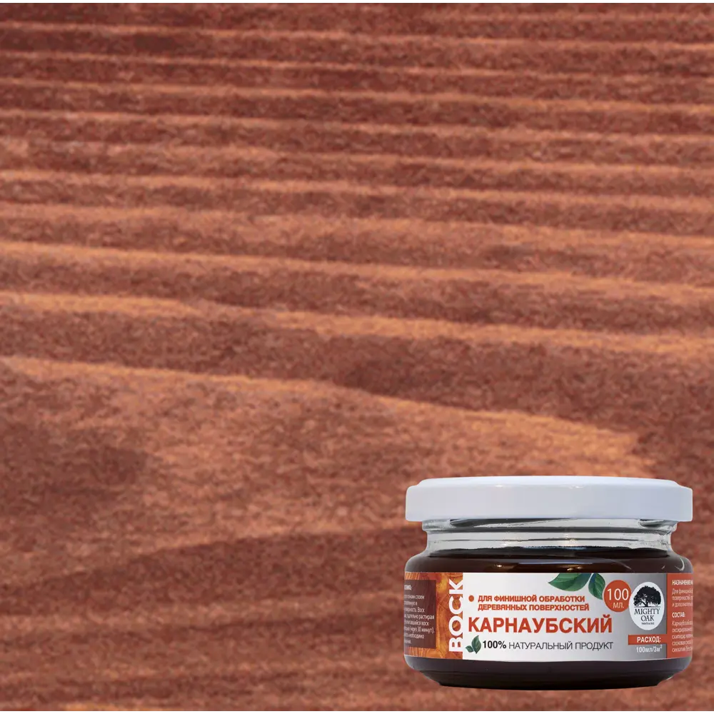 Воск карнаубский Mighty Oak Махагон 100 мл STLM-2127777