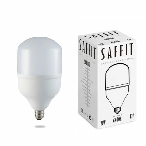 Лампа светодиодная SAFFIT E27 25W 6400K SBHP1025 55106 SAFFIT  00-3956668 Матовый