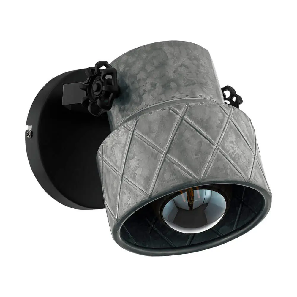 Бра Chilcott E27 40 Вт, цвет серый Eglo STLM-2116165