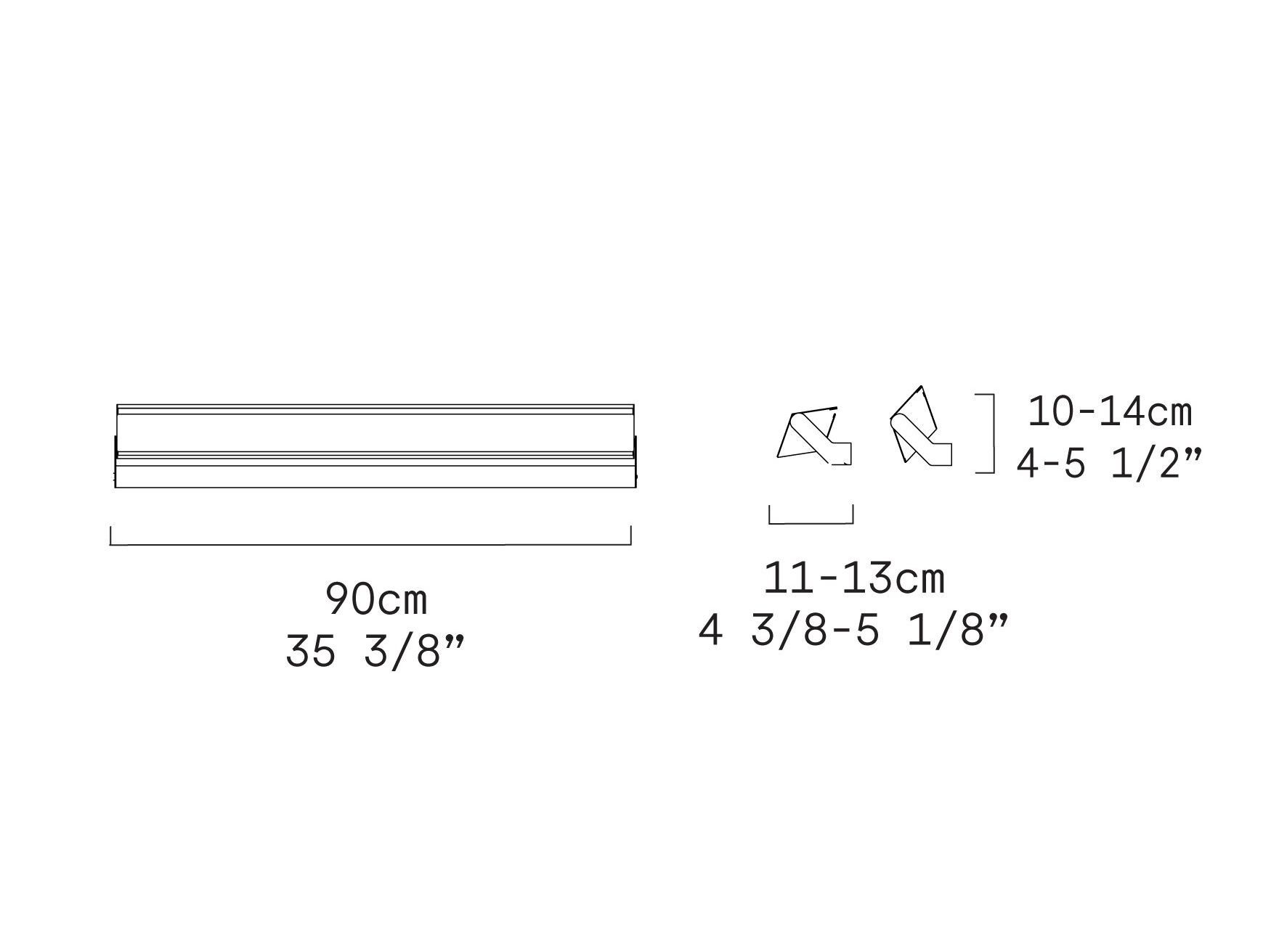Металлический настенный светильник / потолочный светильник Leucos Stripe ARCH-00092891 - Вид №4