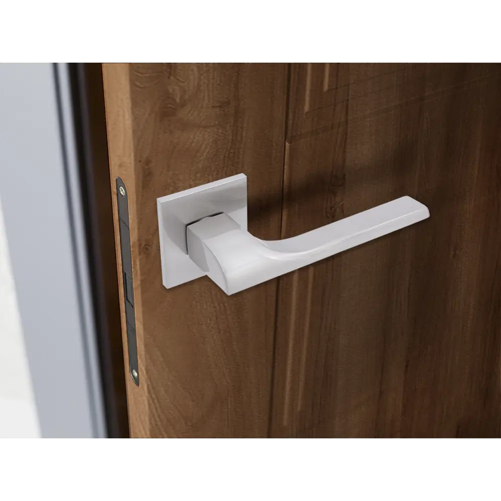 Дверные ручки Фабрика замков Peri без запирания цвет никель STLM-2148237 - Вид №6