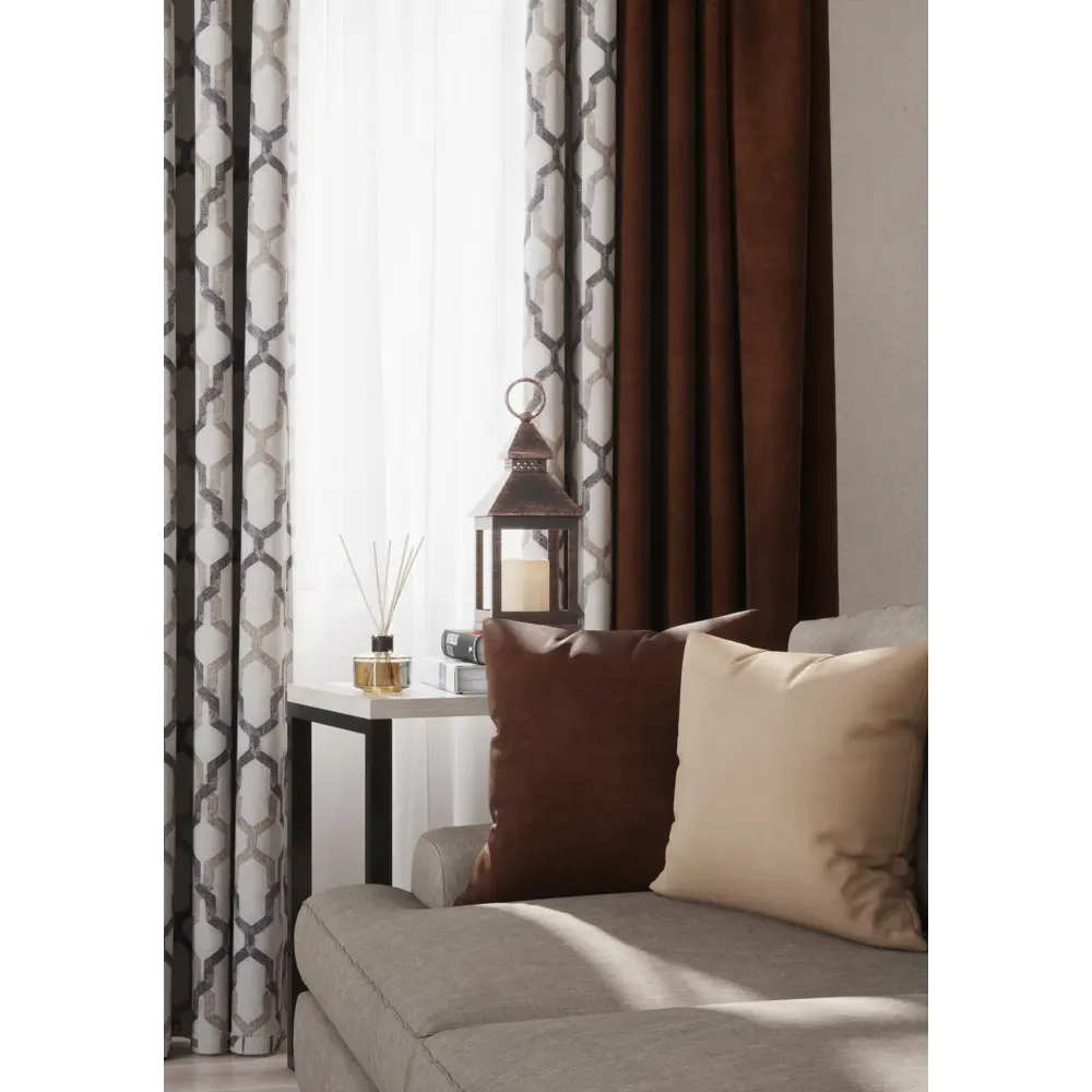 Подушка декоративная 40х40 см цвет бежевый SEASONS STLM-2158066 - Вид №6