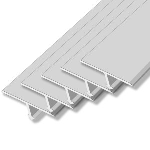 90640416 Т-Образный Порог для Напольного Покрытия из Алюминия 900х40мм Серебро Матовое 5 шт STLM-0320381 ПАРУ ПАЛОК