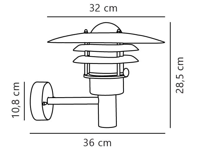 Металлический настенный светильник Nordlux Lonstrup ARCH-00110231 - Вид №2