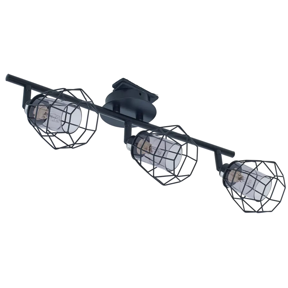 Спот поворотный Inspire Baron 3 лампы 9 м² цвет чёрный STLM-2158056 - Вид №3