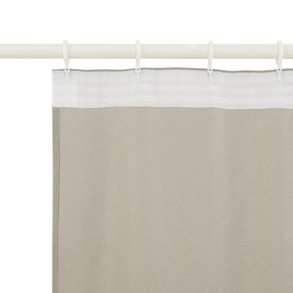 Штора на ленте Inspire Pskov 200x280 см цвет бежевый STLM-2107271 - Вид №4